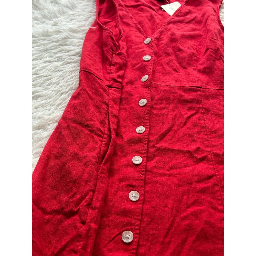 Universal Thread Red Button Front Maxi Dress XL L… - image 6